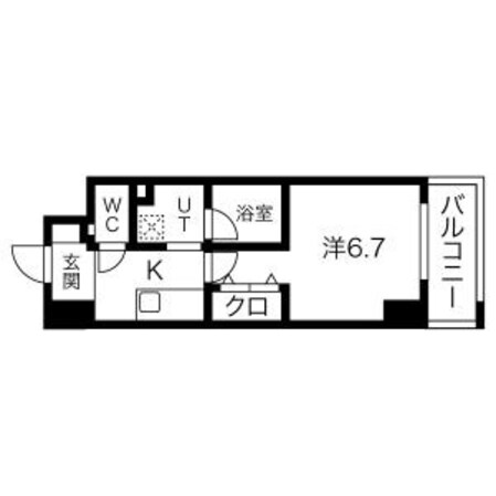 大曽根駅 徒歩3分 9階の物件間取画像